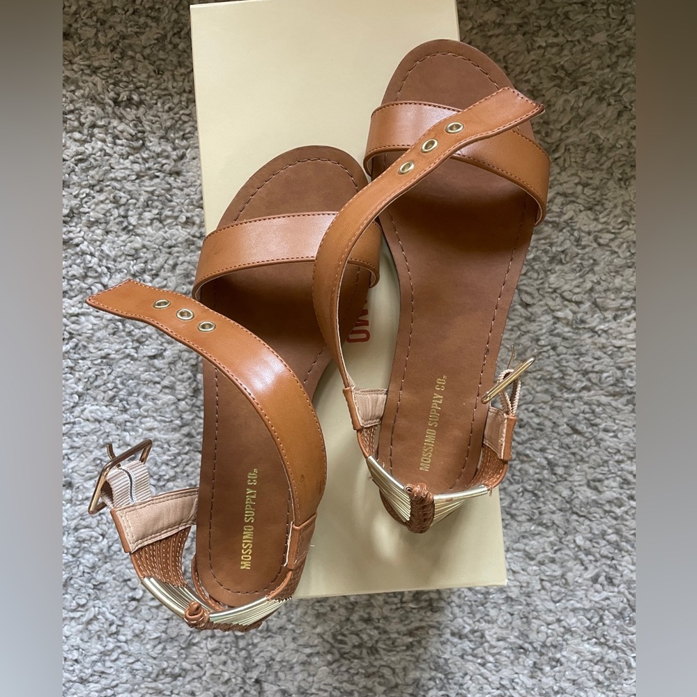 Tan mossimo sandals